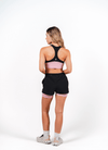 Dual Motion Sport Bra - Black & Pink