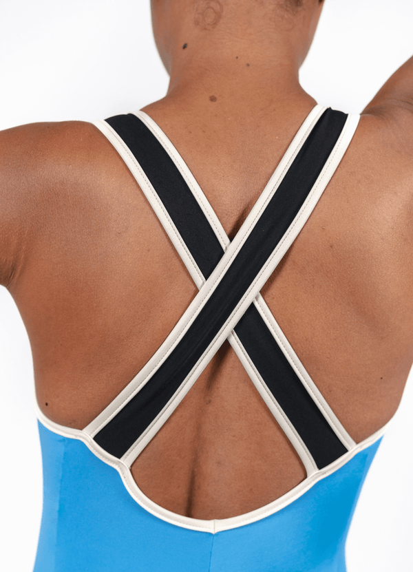 Evolve Jumpsuit - Black & Blue