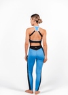 Evolve Power Legging - Black & Blue