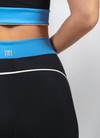Morph Essential Legging - Black & Blue