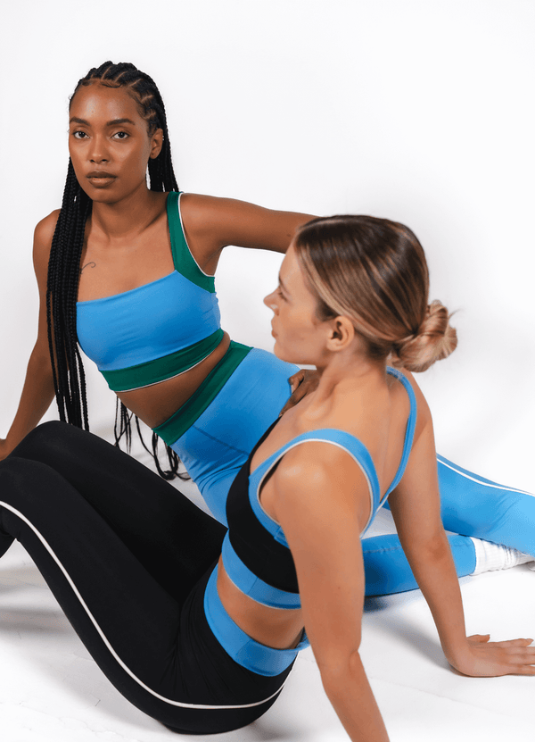 Morph Essential Legging - Black & Blue