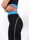 Morph Essential Legging - Black & Blue