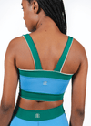 Morph Sport Bra - Blue & Green