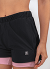 Dual Motion Short- Black & Pink
