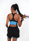 Dual Motion Sport Bra - Black & Blue