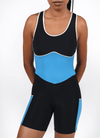Evolve Jumpsuit - Black & Blue