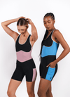 Evolve Jumpsuit - Black & Blue
