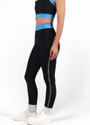 Morph Essential Legging - Black & Blue